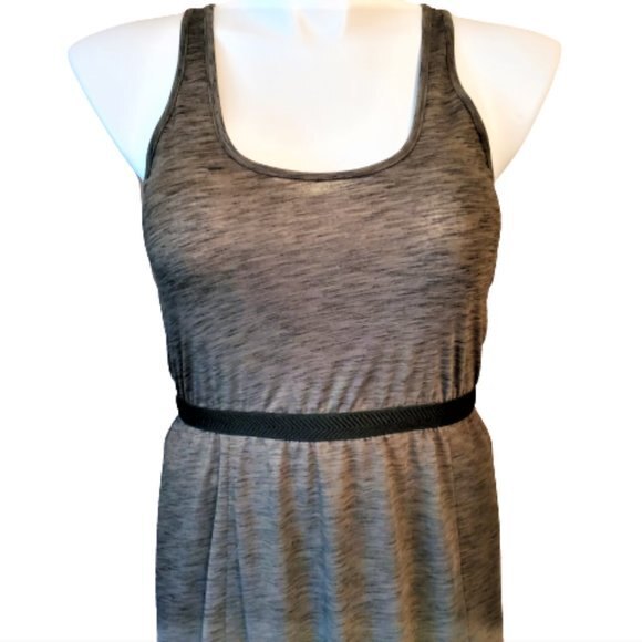 Urban Outfitters Silence + Noise Dress Olive Green Maxi Space Dye Size M - Picture 2 of 8